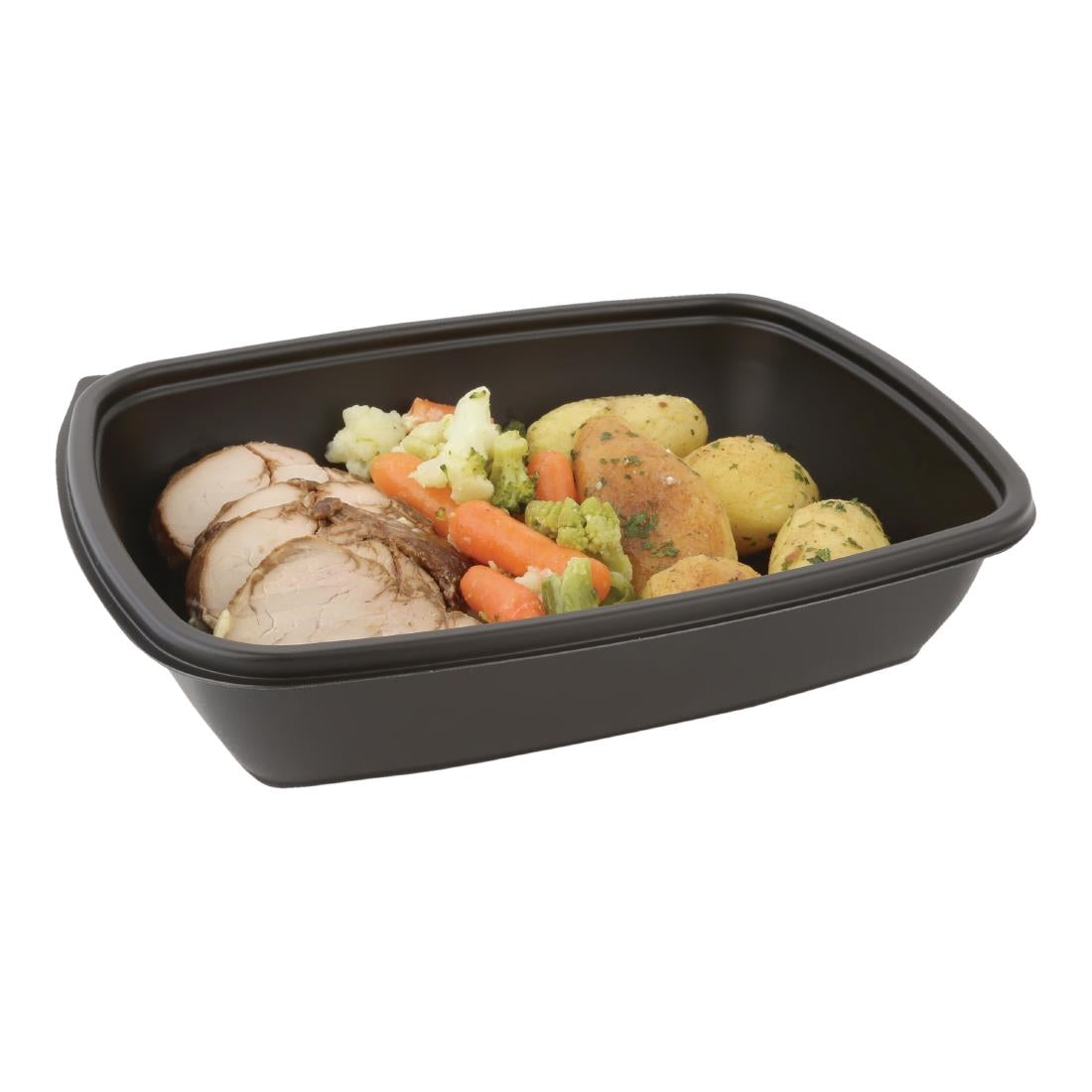 Fastpac Medium Rectangular Food Containers 900ml (Pack of 300) - DE763 Takeaway Food Containers FastPac