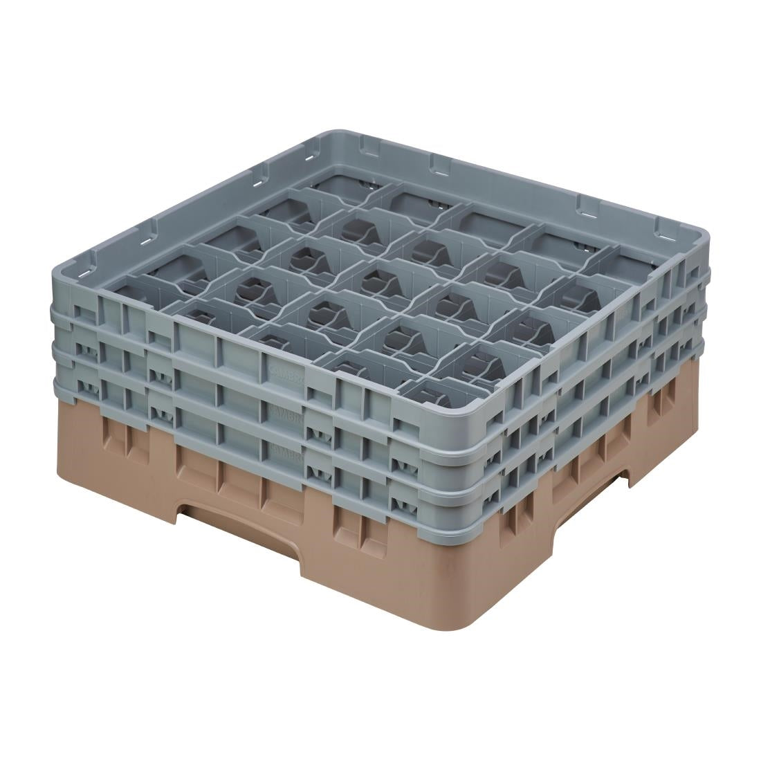 Cambro Camrack Beige 25 Compartments Max Glass Height 174mm - DE789 Cambro