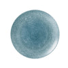 Churchill Studio Prints Raku Large Round Coupe Plate Topaz Blue 288mm - DE882 Plates Churchill