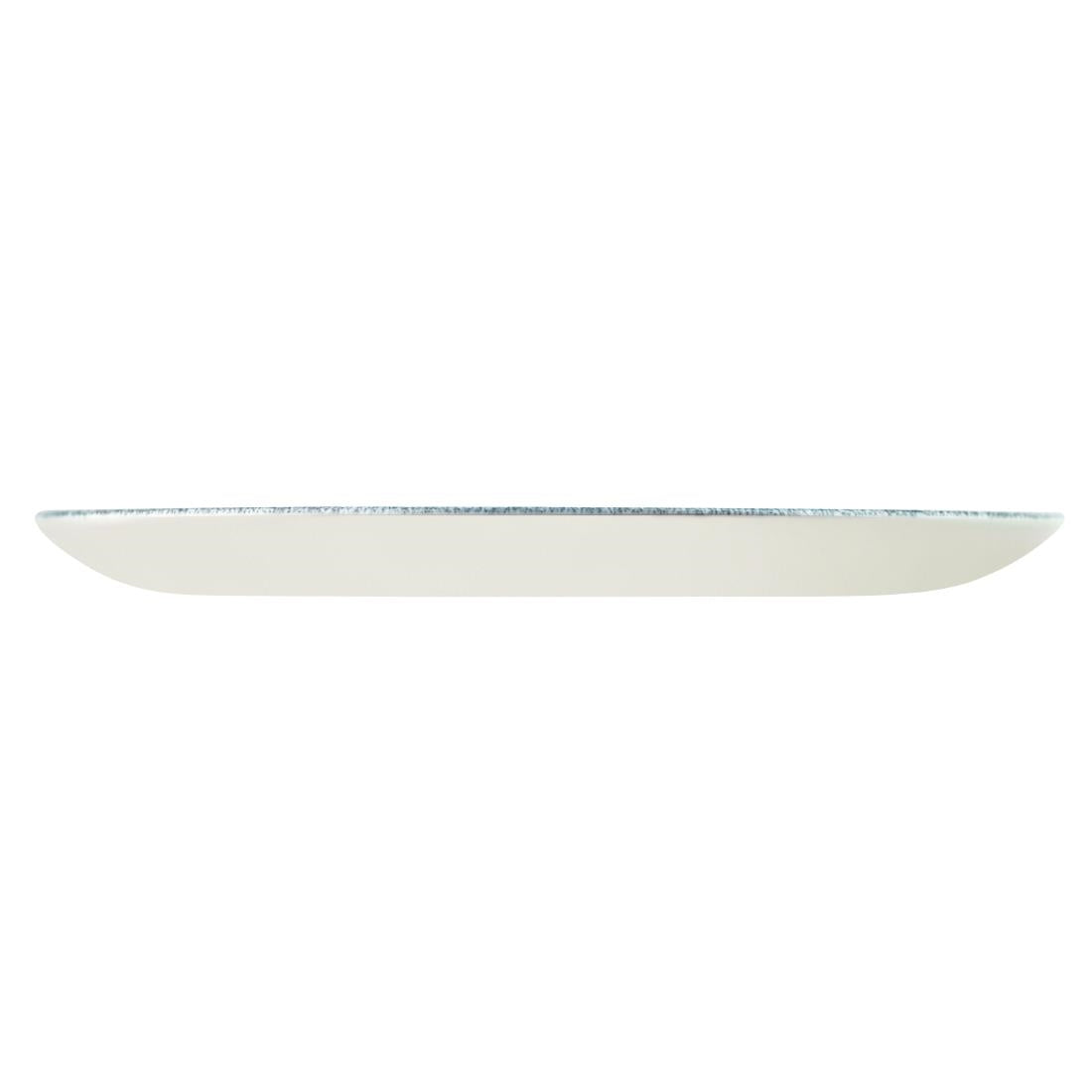 Churchill Studio Prints Raku Round Coupe Plate Topaz Blue 260mm (Pack of 12) - DE883 Plates Churchill