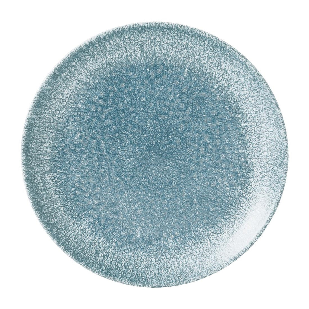 Churchill Studio Prints Raku Round Plate Topaz Blue 165mm (Pack of 12) - DE885 Plates Churchill