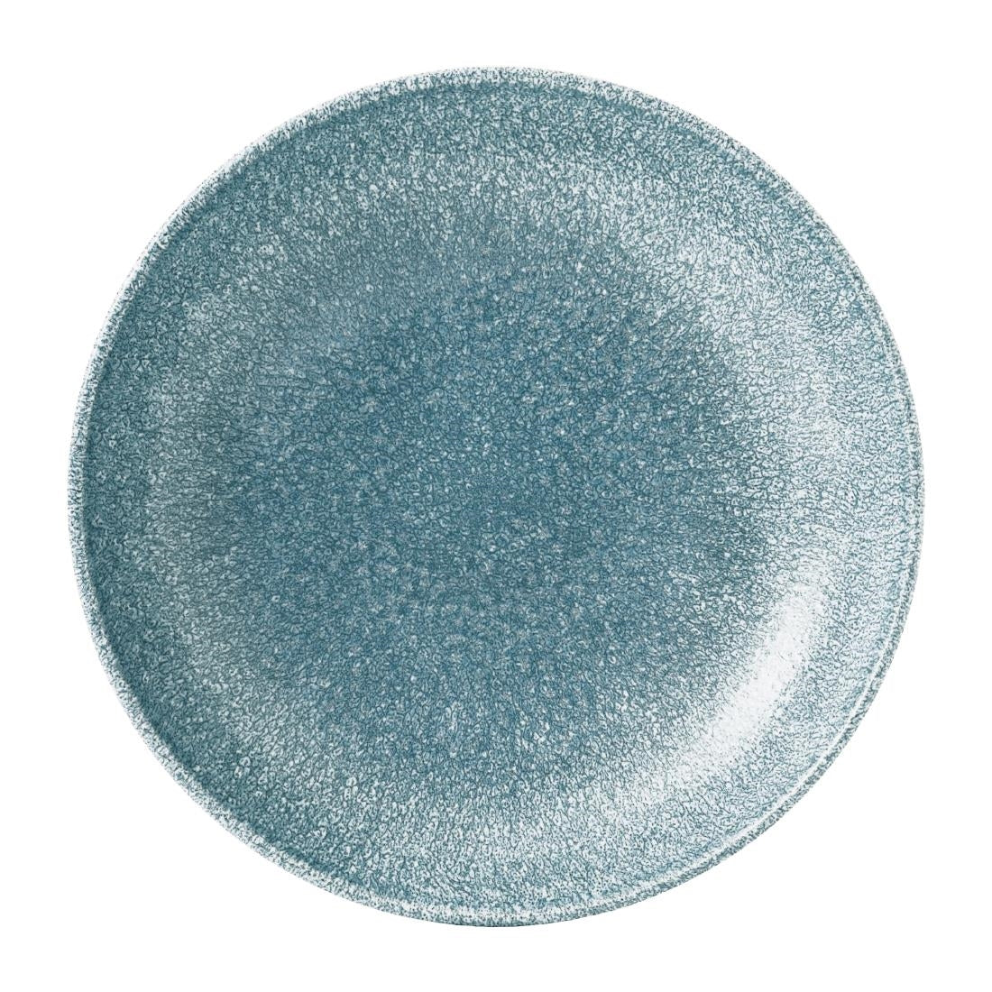 Churchill Studio Prints Raku Round Coupe Bowl Topaz Blue 182mm (Pack of 12) - DE889 Bowls Churchill