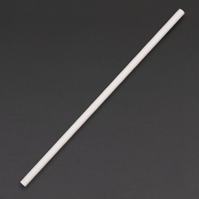 Fiesta Compostable Paper Straws White (Pack of 250) - DE925  Fiesta