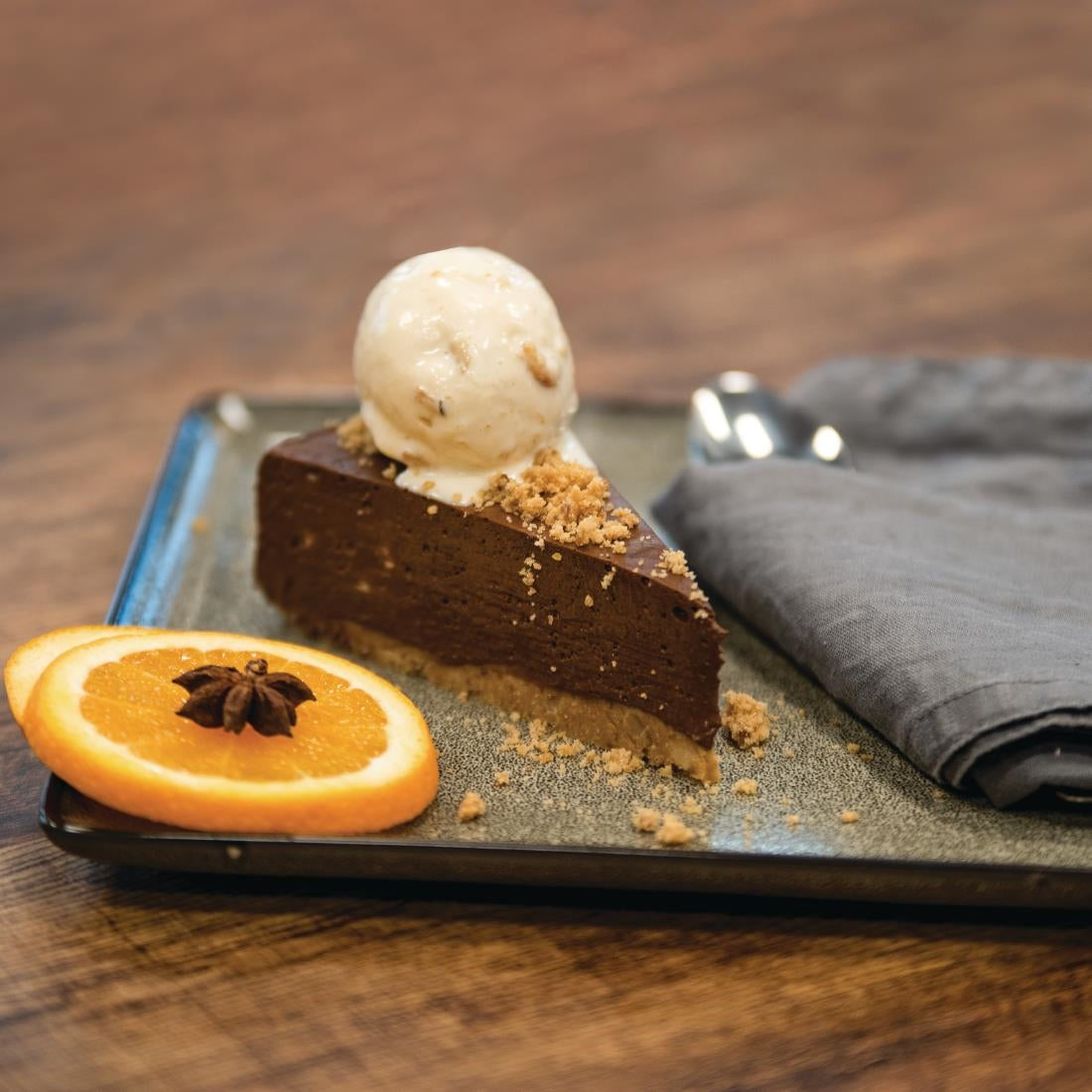 Olympia Mineral Square Plates 265mm (Pack of 4) - DF173 Plates Olympia