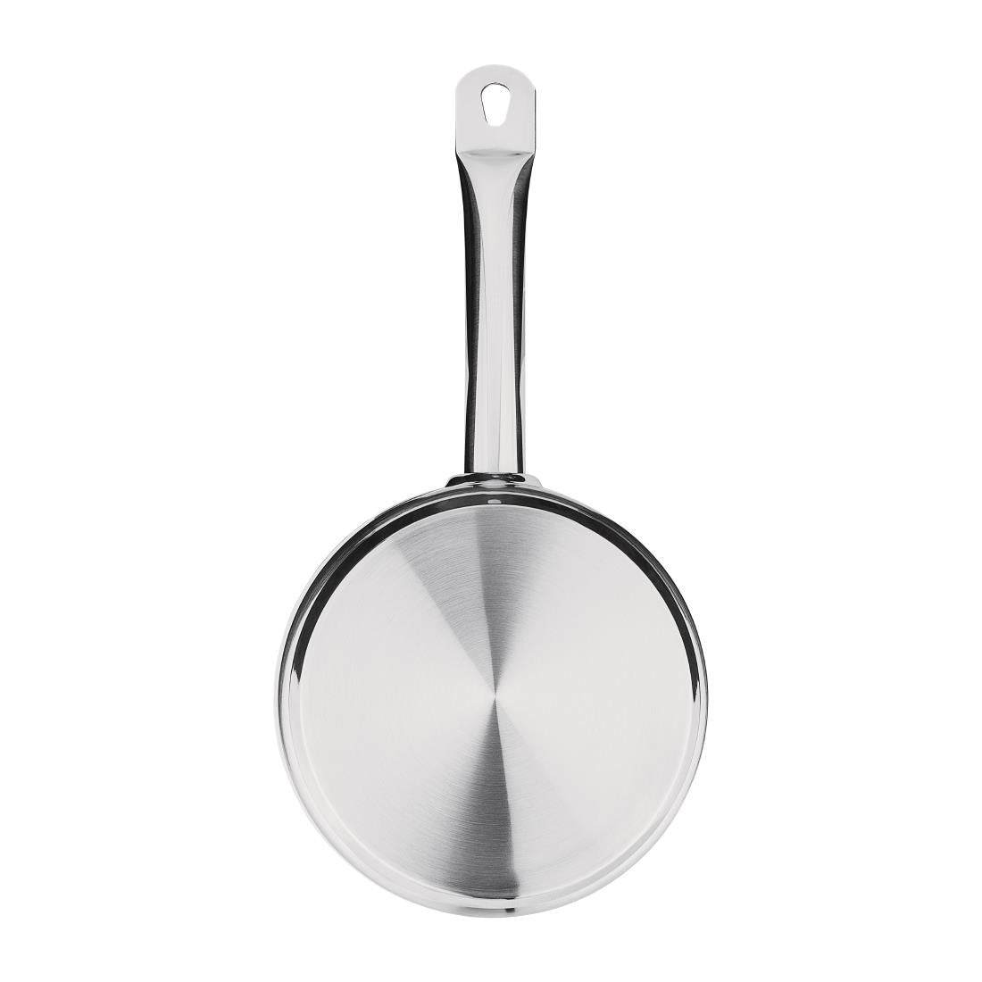 Nisbets Essentials Stainless Steel Saucepan With Lid 20cm - DF671 Nisbets Essentials