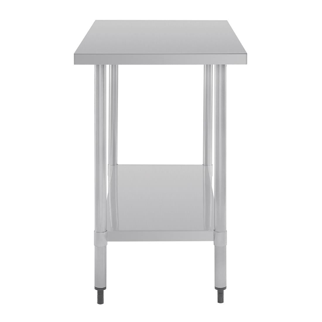 Nisbets Essentials Self Assembly Stainless Steel Table 1200 x 600mm - DF677 Stainless Steel Centre Tables Nisbets Essentials