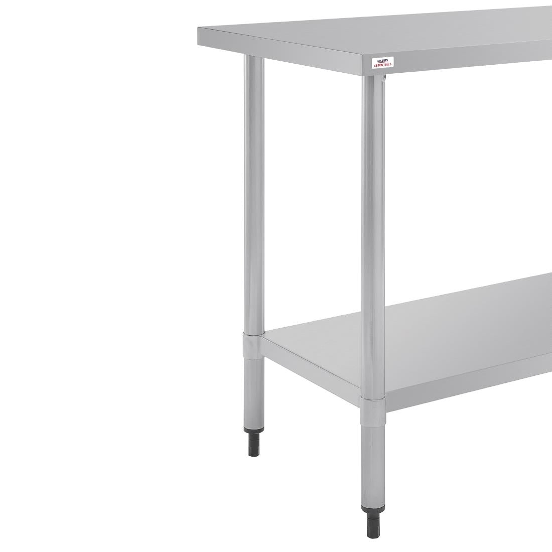 Nisbets Essentials Self Assembly Stainless Steel Table 1200 x 600mm - DF677 Stainless Steel Centre Tables Nisbets Essentials