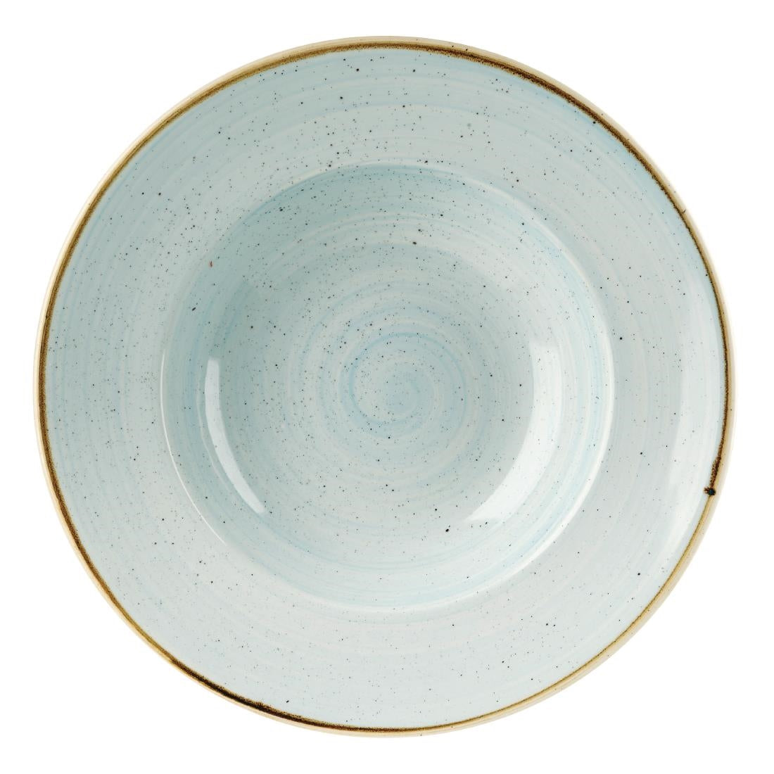 Churchill Stonecast Round Wide Rim Bowl Duck Egg Blue 280mm (Pack of 12) - DF800 Bowls Churchill