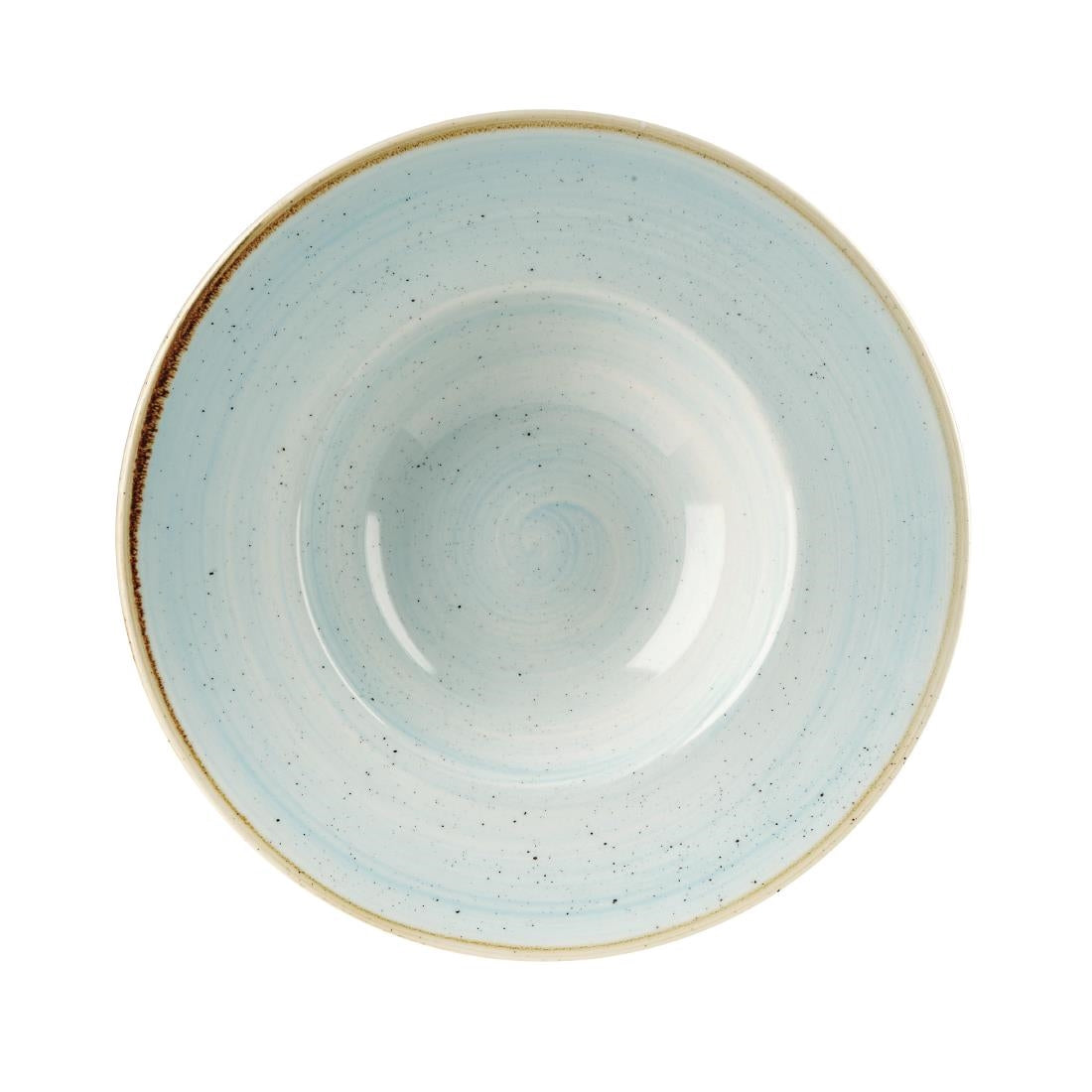 Churchill Stonecast Round Wide Rim Bowl Duck Egg Blue 240mm (Pack of 12) - DF801 Bowls Churchill