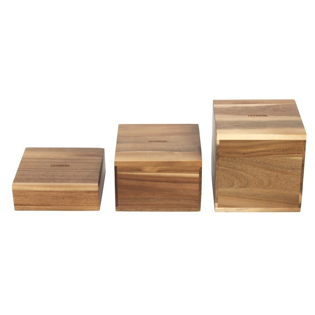 Olympia Acacia Riser Blocks 50/100/150(H)mm (Set of 3) - DF875 Olympia
