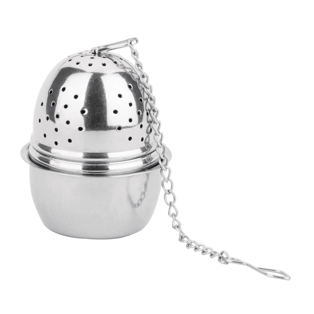Olympia Oval Stainless Steel Tea Strainer 40(Ø) x 55(H)mm - DF898 Olympia
