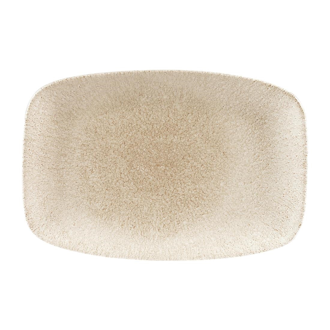 Churchill Raku Oblong Chef Plates Agate Grey 199 x 300mm (Pack of 6) - DF905 Plates Churchill