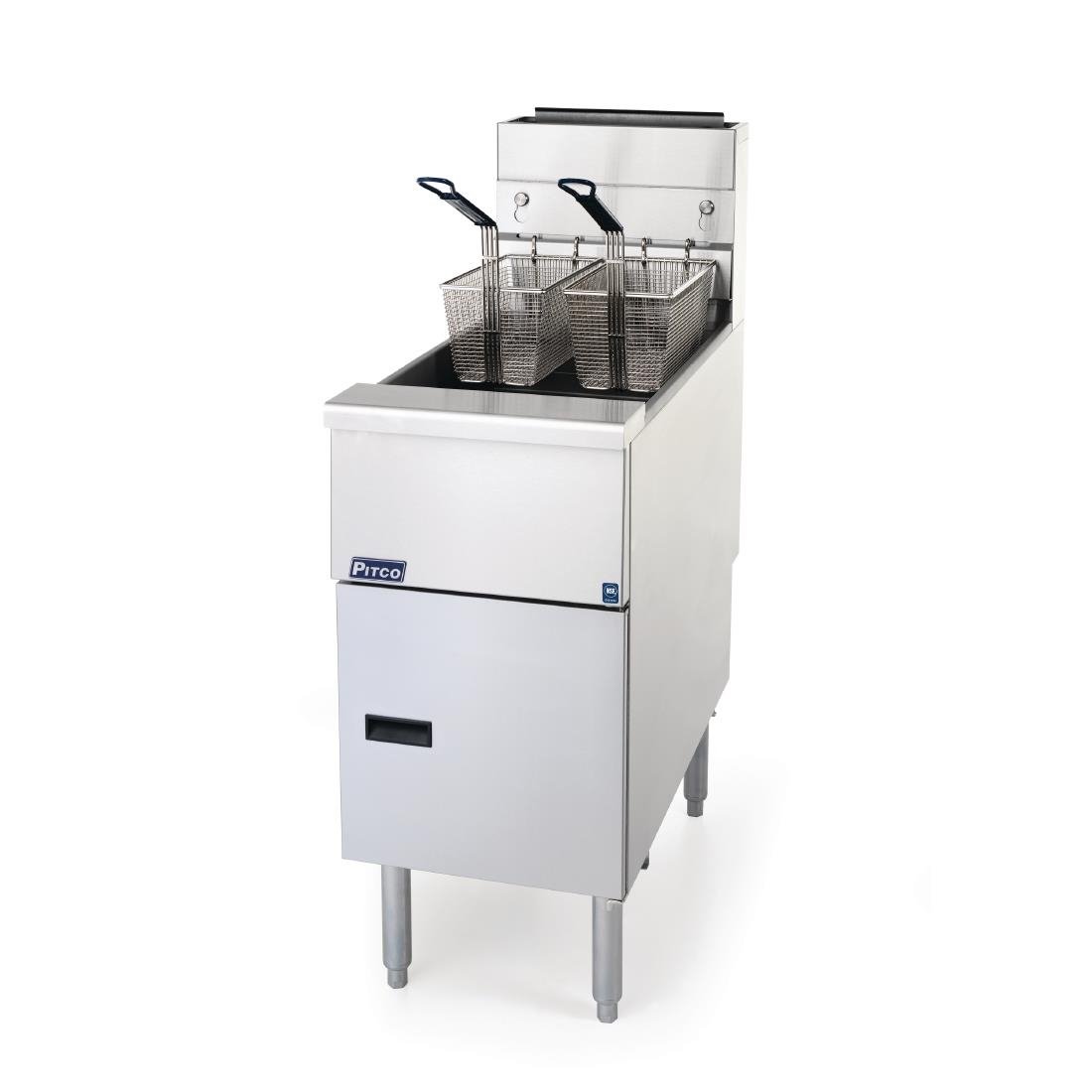 Pitco Single Tank Gas Fryer VF35 Propane Gas - DG160-P Pitco