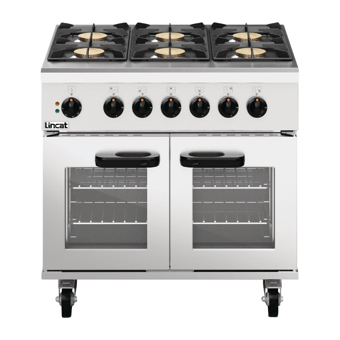 Lincat Phoenix Natural Gas Dual Fuel Oven Range 6 Burners PHDR01/N - DG285-N Lincat
