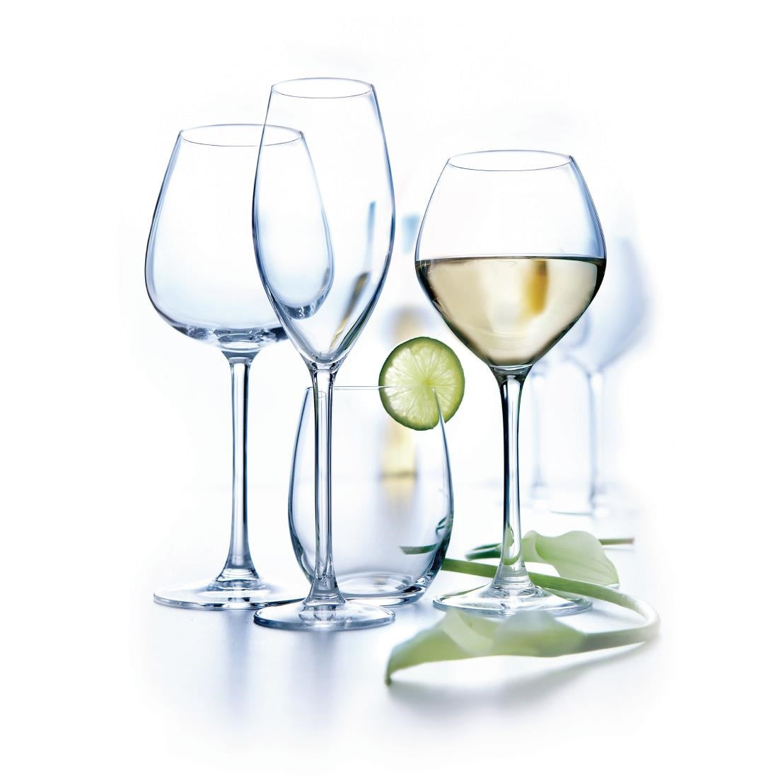 Arcoroc Grand Cepages White Wine Glasses 470ml (Pack of 12) - DH853 Wine Glasses Arcoroc
