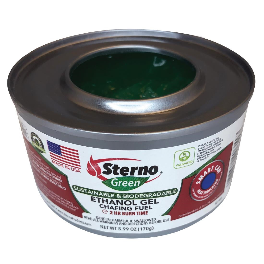 Sterno Green Ethanol Gel Chafing Fuel 2 Hour (Pack of 12) - DH963 Sterno