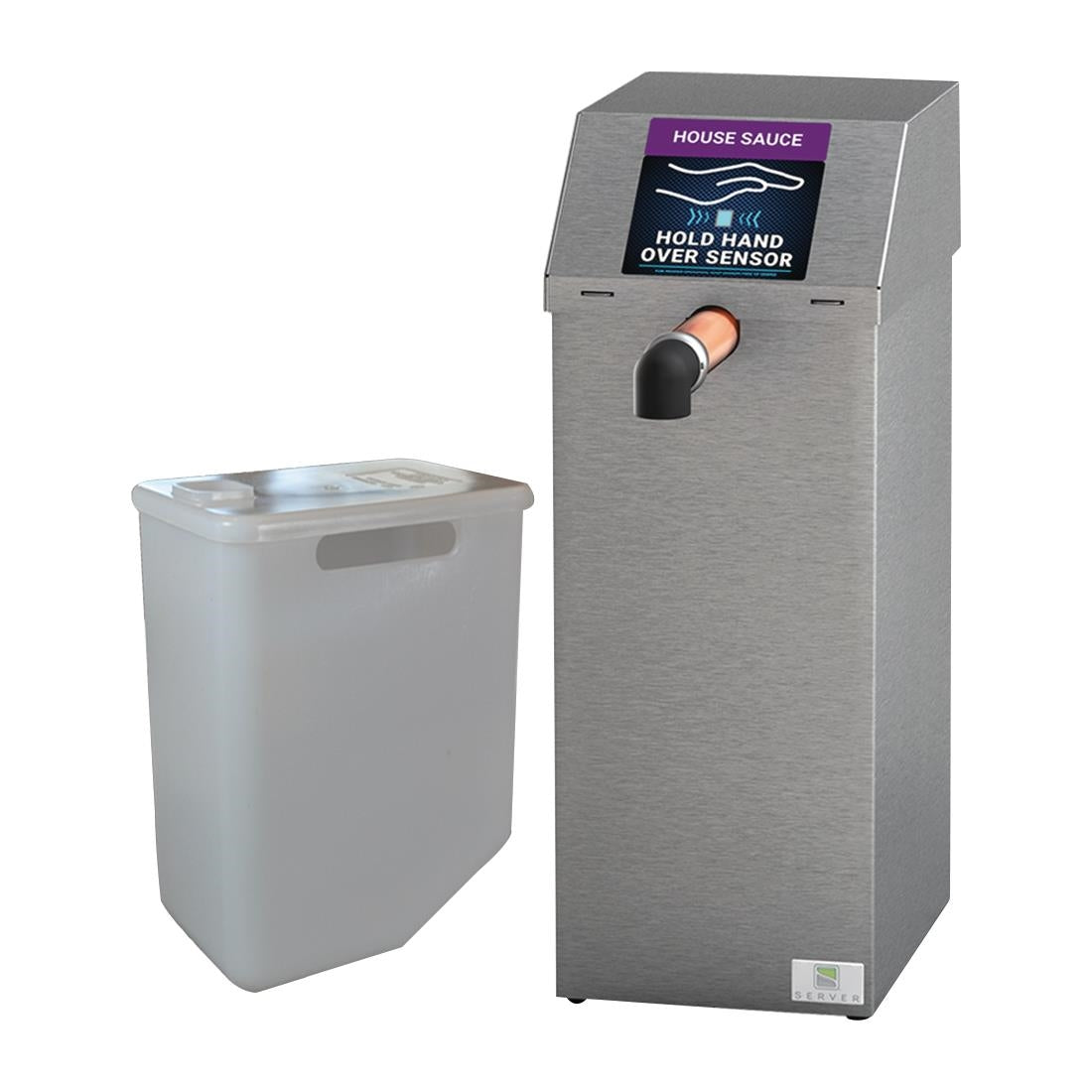 Server Single Countertop Direct Pour Touchless Express Sauce Dispenser - DJ468 Server