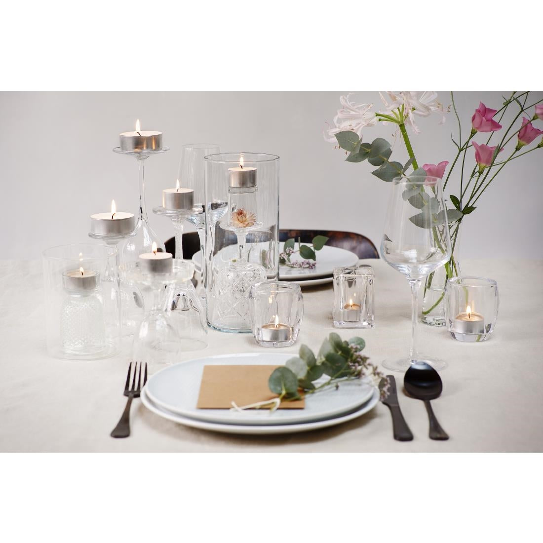 Bolsius Professional 8 Hour Tealights (Pack of 90) - DJ759 Bolsius