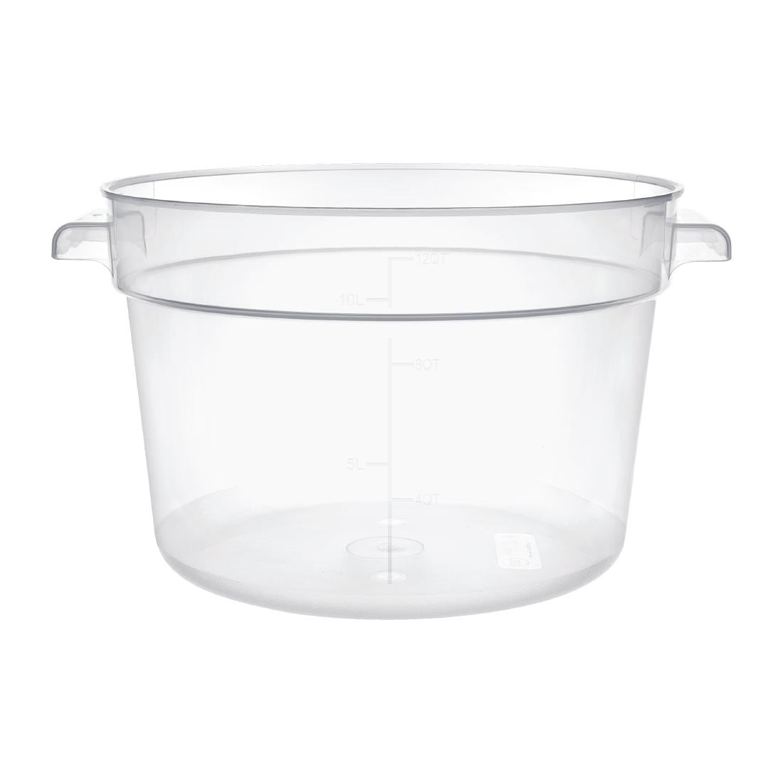 Vogue Polypropylene Round Food Storage Container 10Ltr - DJ961 Vogue