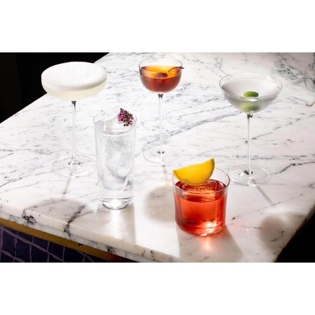 Nude Savage Pony Glasses 135ml (Pack of 6) - DK233 Cocktail Glasses Utopia