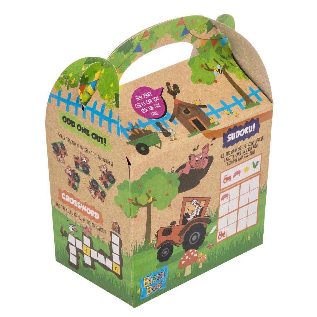 Crafti's Kids Kraft Bizzi Meal Boxes Pet and Farm (Pack of 200) - DK364 Crafti's