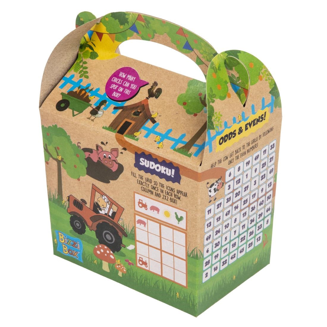 Crafti's Kids Kraft Bizzi Meal Boxes Pet and Farm (Pack of 200) - DK364 Crafti's