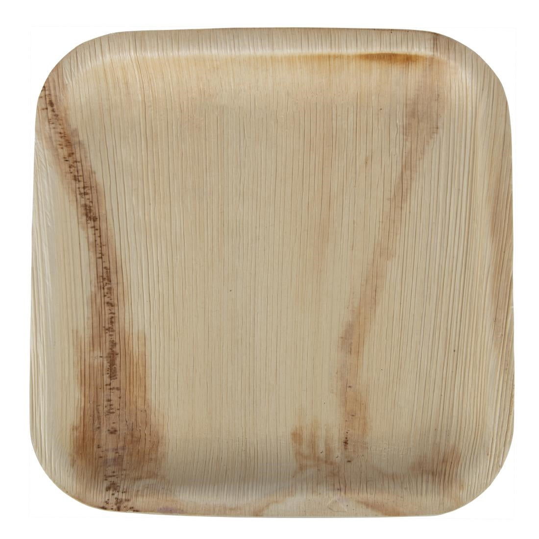 Fiesta Compostable Palm Leaf Plates Square 200mm (Pack of 100) - HT872 Disposable Plates & Bowls Fiesta Compostable