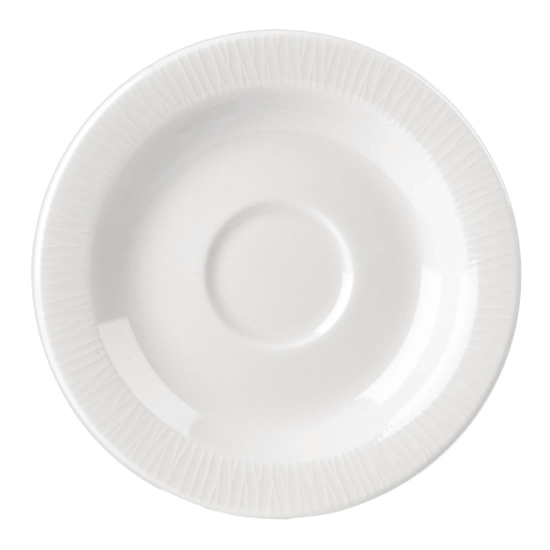 Churchill Bamboo Saucer 127mm (Pack of 12) - DK439 Churchill Super Vitrified Churchill