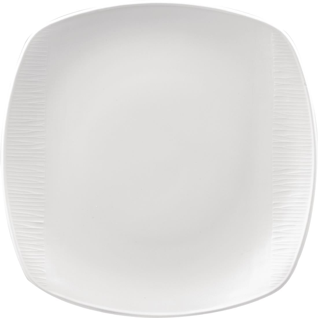 Churchill Bamboo Square Plate 254mm (Pack of 12) - DK440 Plates Churchill