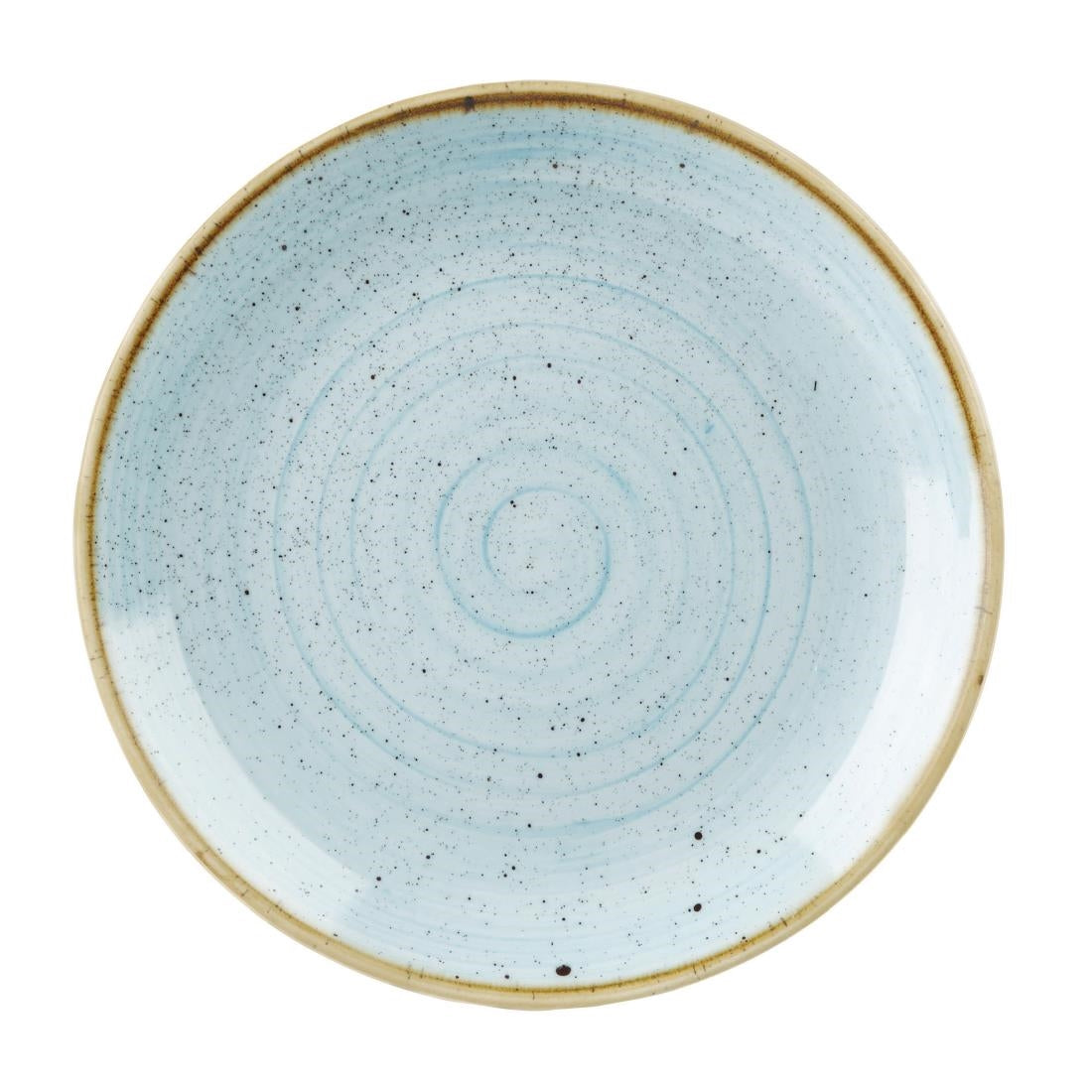 Churchill Stonecast Round Coupe Plate Duck Egg Blue 260mm (Pack of 12) - DK500 Plates Churchill