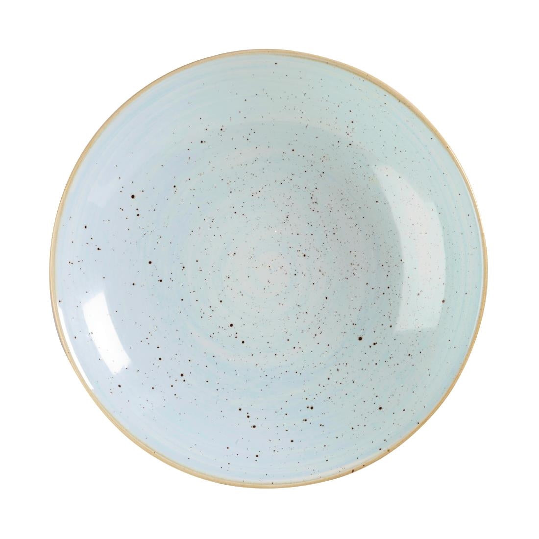 Churchill Stonecast Round Coupe Bowl Duck Egg Blue 315mm (Pack of 6) - DK503 Bowls Churchill