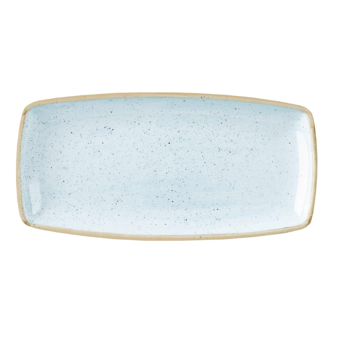 Churchill Stonecast Rectangular Plate Duck Egg Blue 250mm (Pack of 12) - DK510 Plates Churchill