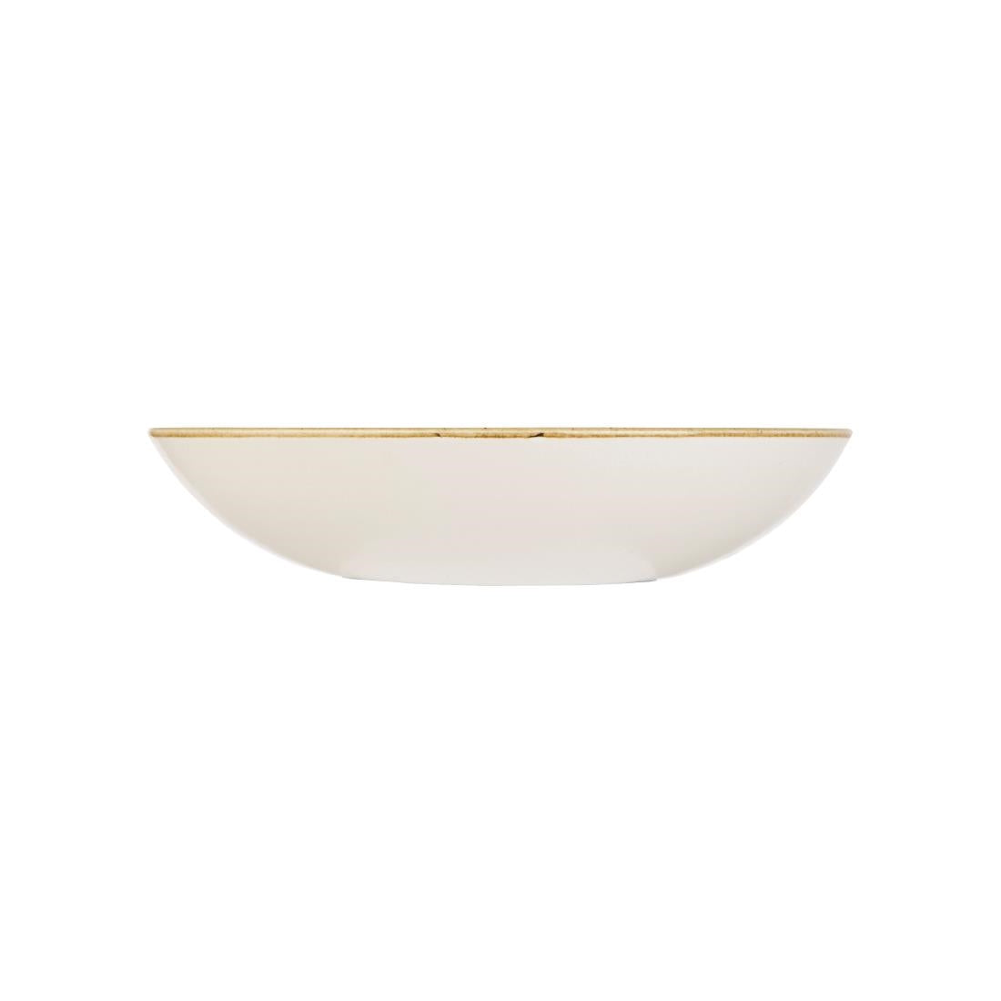 Churchill Stonecast Round Coupe Bowl Barley White 305mm (Pack of 6) - DK521 Bowls Churchill