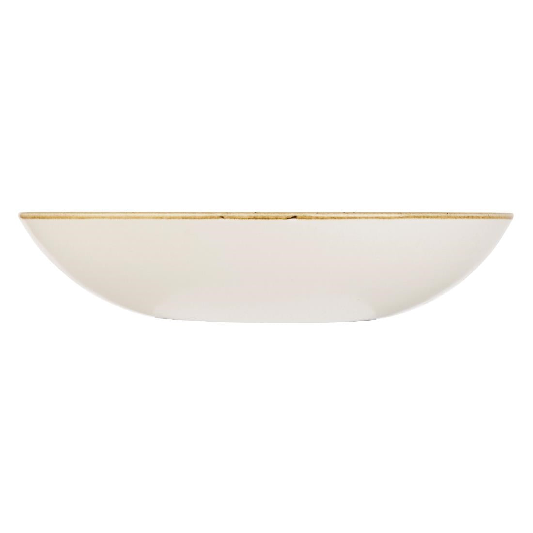 Churchill Stonecast Round Coupe Bowl Barley White 220mm (Pack of 12) - DK522 Bowls Churchill