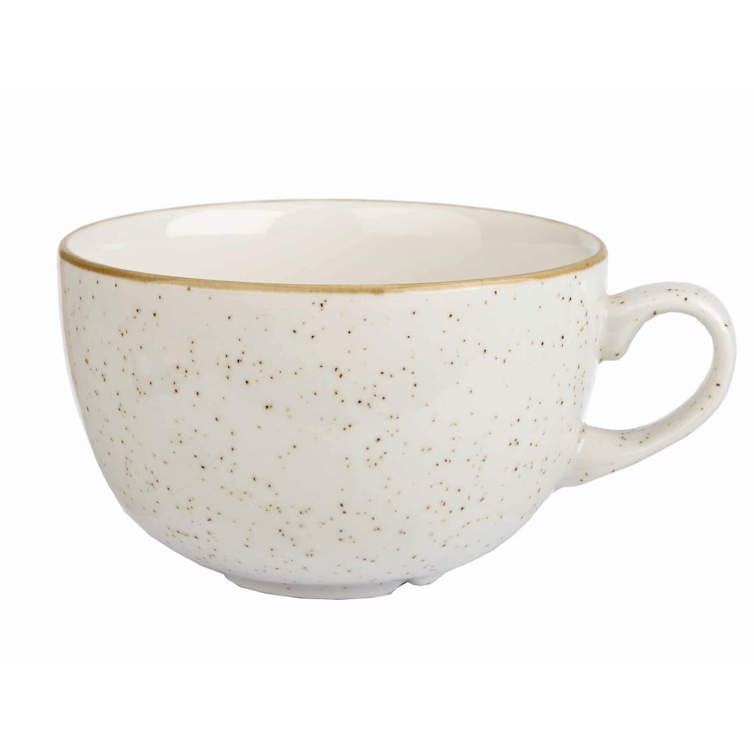 Churchill Stonecast Cappuccino Cup Barley White 12oz (Pack of 12) - DK531 Cups and Mugs Churchill