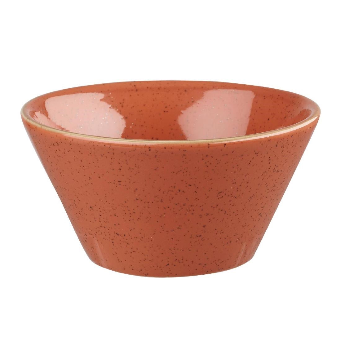 Churchill Stonecast Round Bowl Spiced Orange 295mm (Pack of 12) - DK547 Bowls Churchill