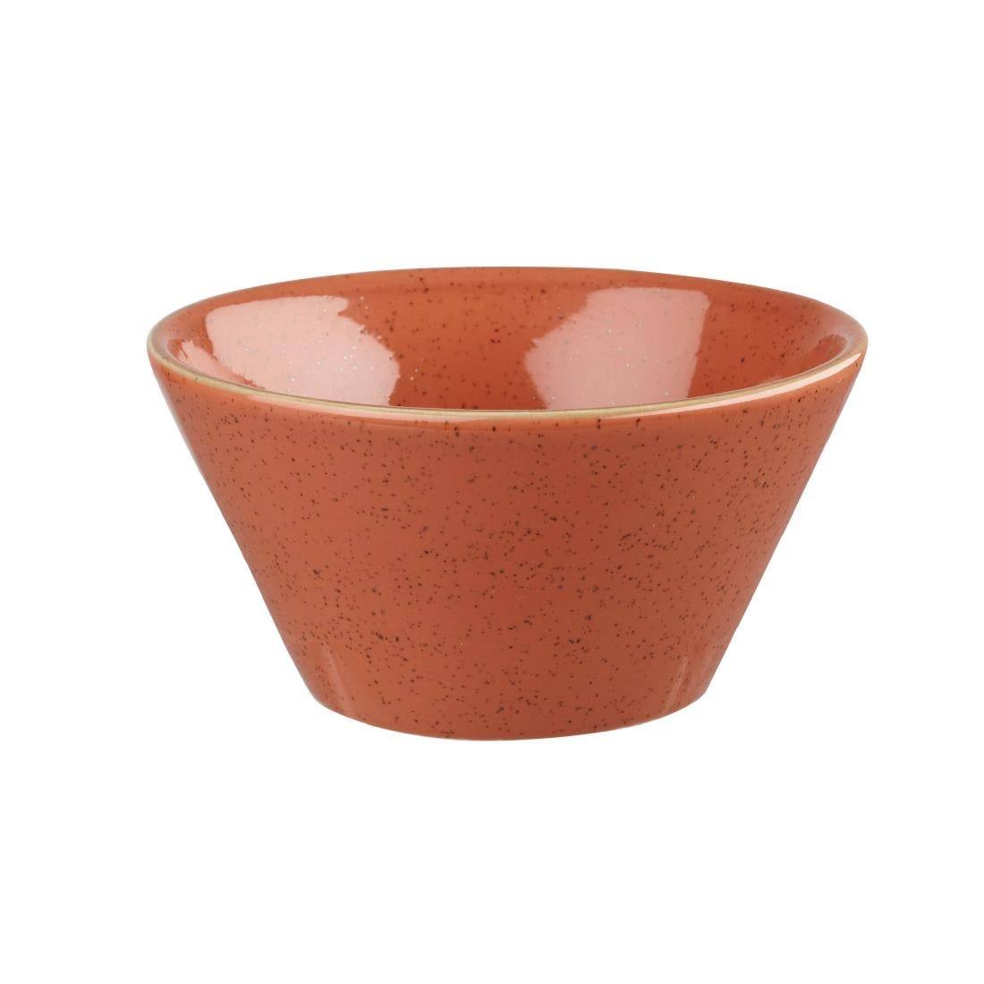 Churchill Stonecast X Squared Sauce Dish Spiced Orange 3oz (Pack of 12) - DK552 Churchill Super Vitrified Churchill