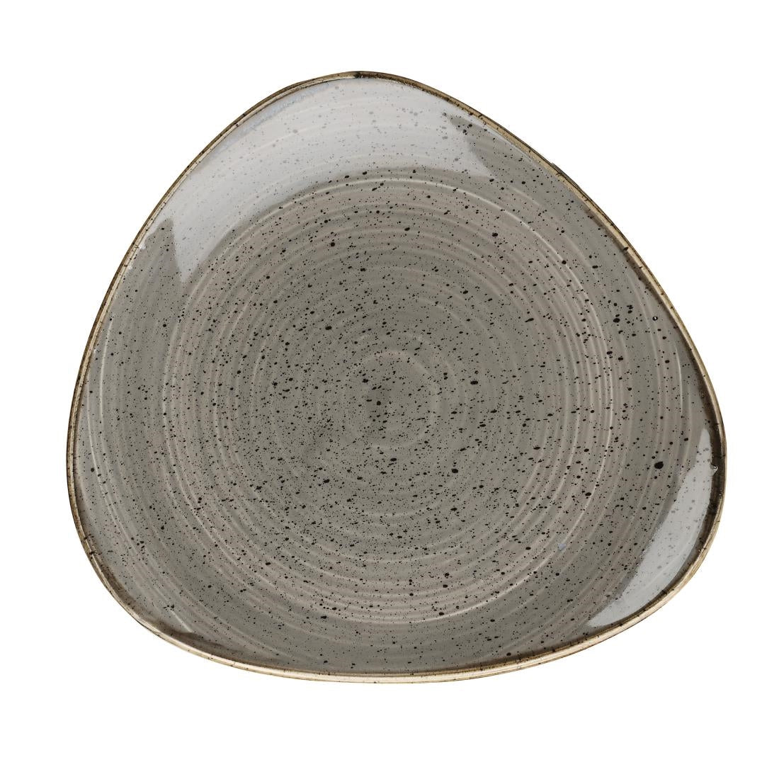 Churchill Stonecast Round Plate Peppercorn Grey 315mm (Pack of 6) - DK558 Plates Churchill