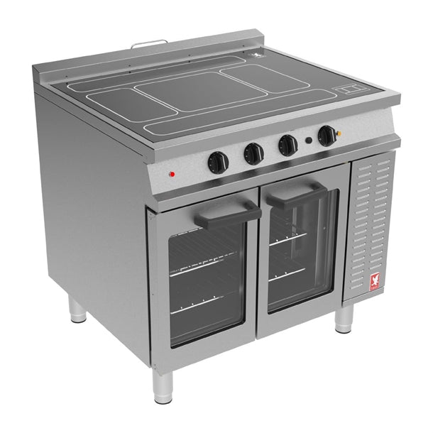 Falcon Dominator Plus Solid Top Induction Oven Range on Feet E3917I - DK741 Falcon