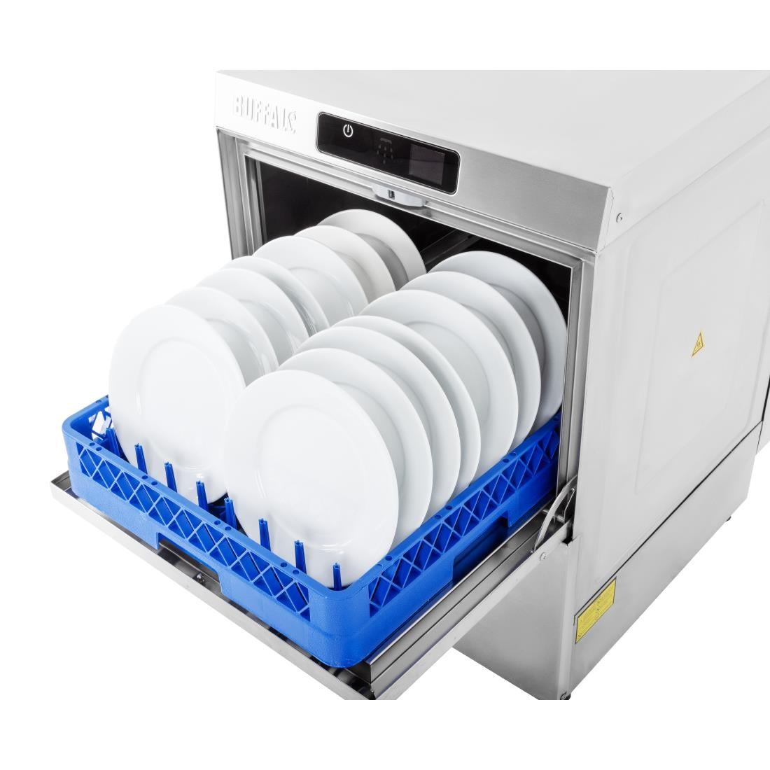 Buffalo Digital Undercounter Dishwasher with Drain Pump 500mm Basket 2.9kW Single Phase - DK774 Buffalo