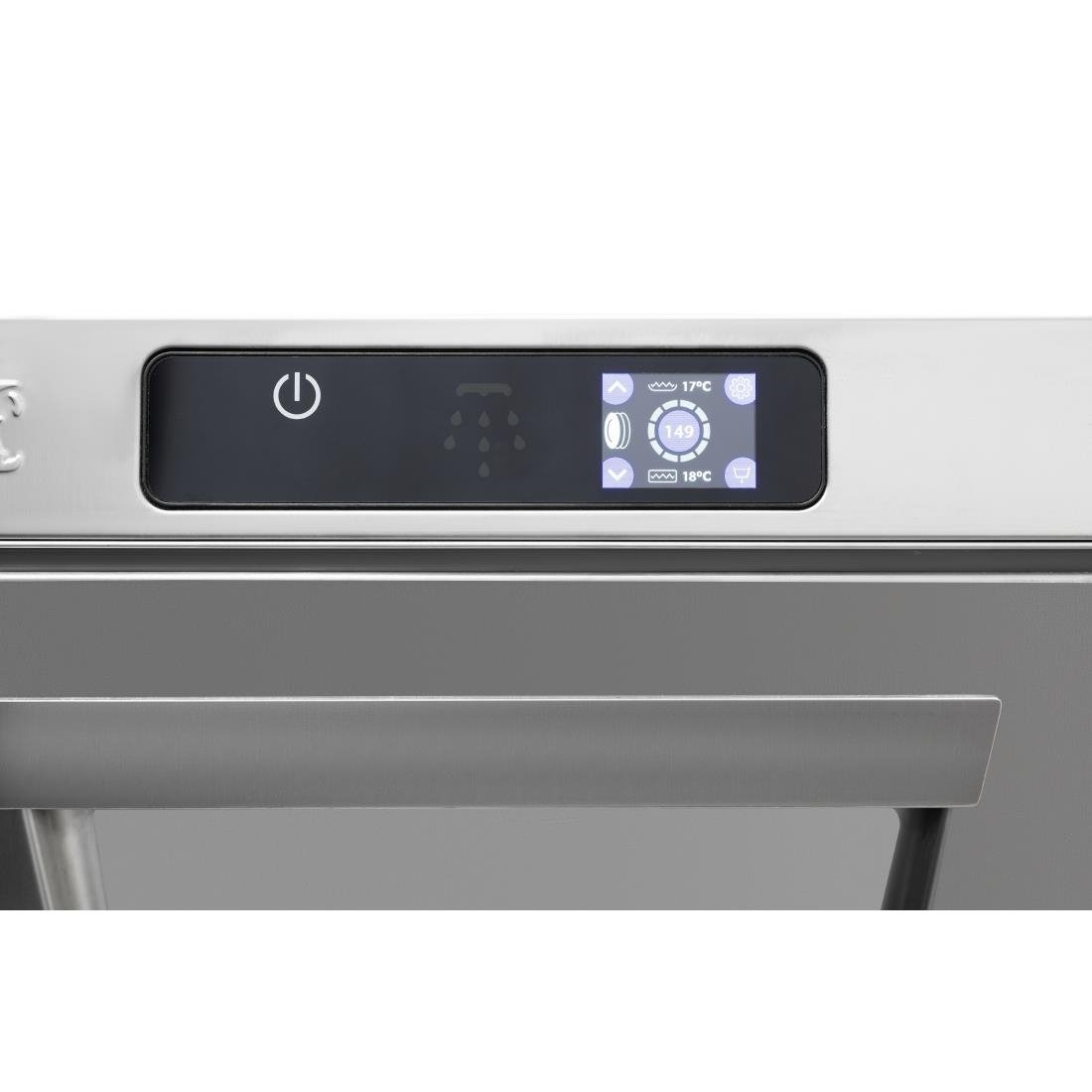Buffalo Digital Undercounter Dishwasher with Drain Pump 500mm Basket 5.4kW - DN974 Buffalo