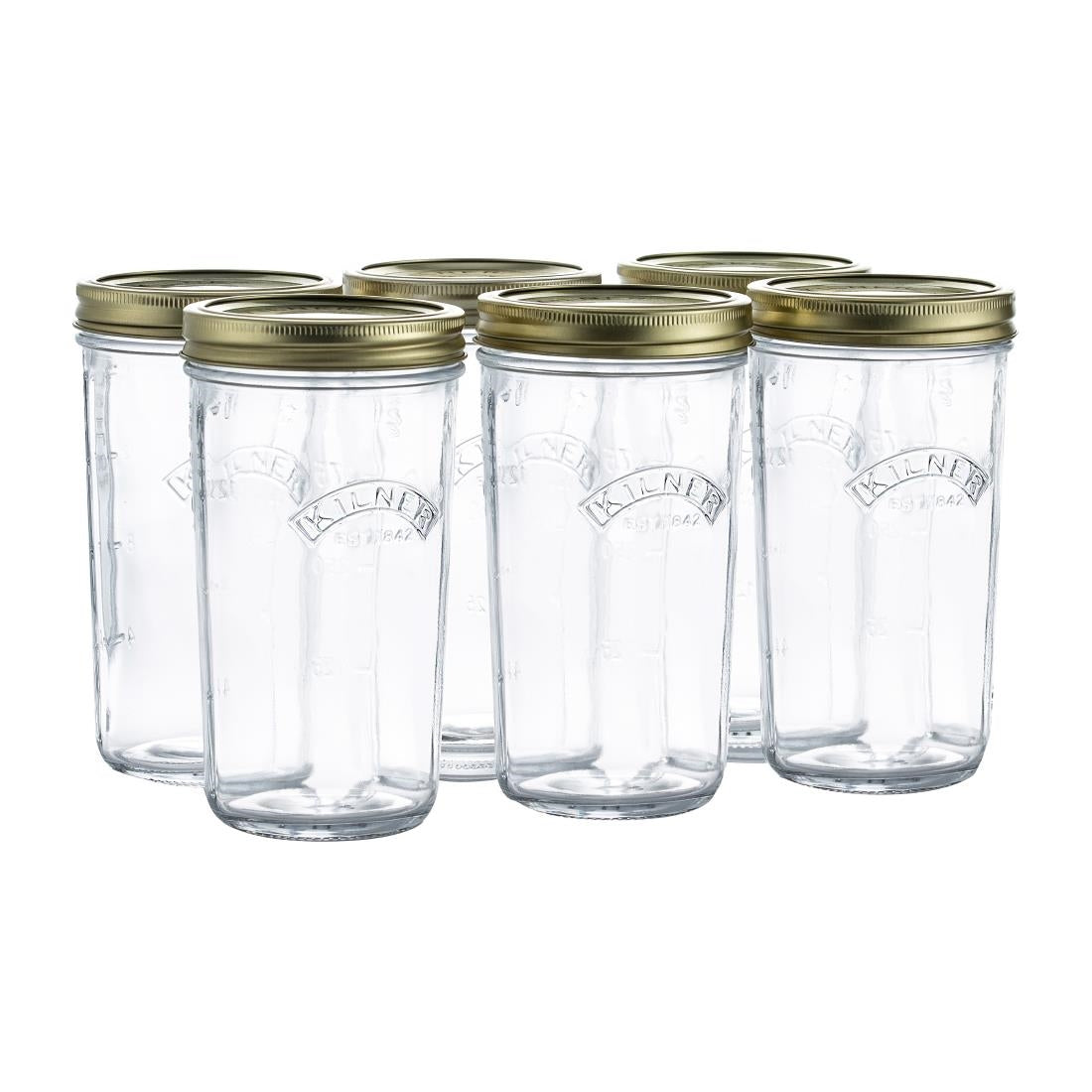 Kilner Wide Mouth Jars 500ml (Pack of 6) - DK794 Kilner