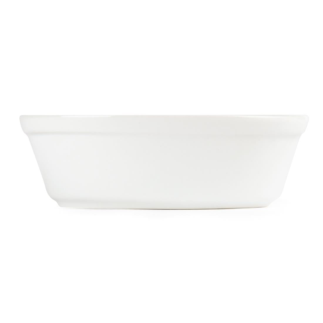 Olympia Whiteware Oval Pie Bowls 161mm (Pack of 6) - DK807 Bowls Olympia