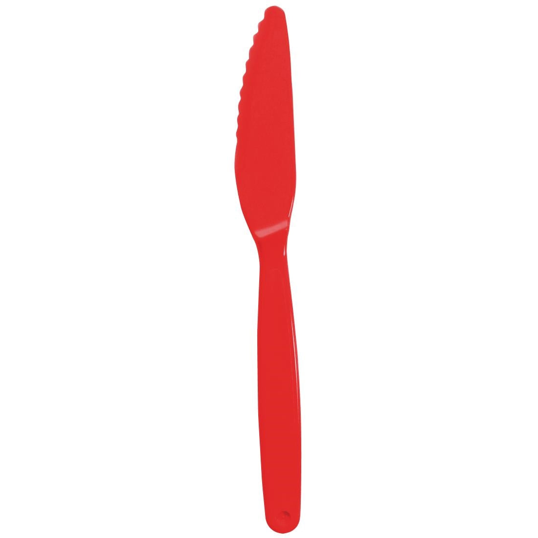 Olympia Kristallon Polycarbonate Knives Red (Pack of 12) - DL114 Olympia