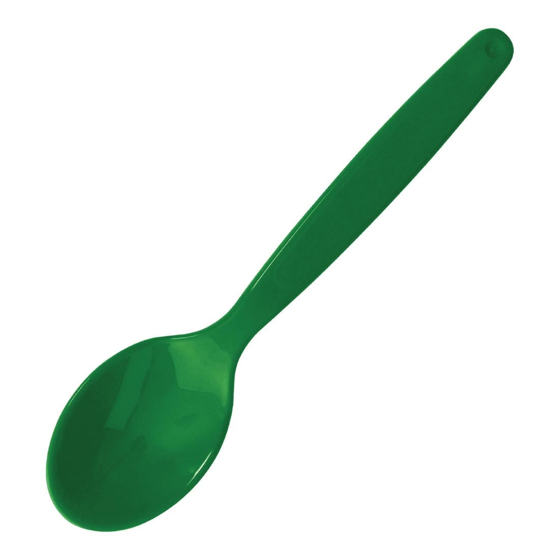 Olympia Kristallon Polycarbonate Spoons Green (Pack of 12) - DL124 Spoons Olympia