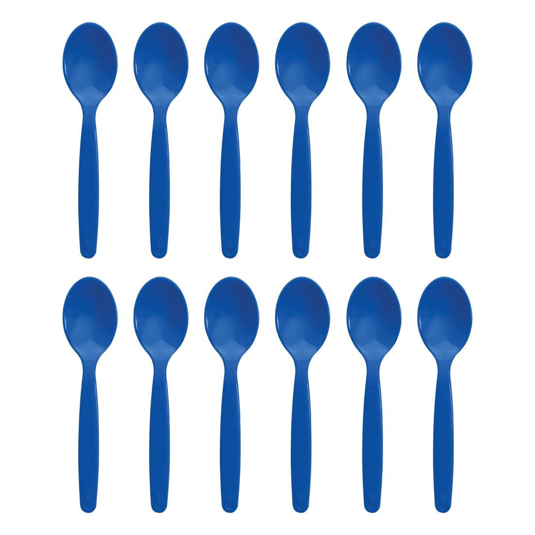 Olympia Kristallon Polycarbonate Spoons Blue (Pack of 12) - DL125 Spoons Olympia
