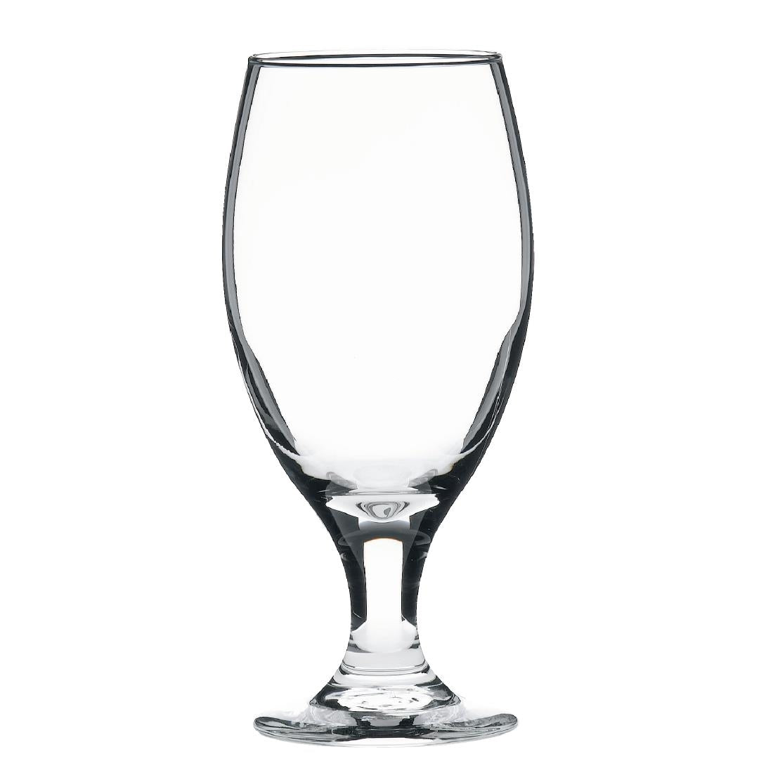 Libbey Teardrop Tall Stemmed Beer Glasses 436ml (Pack of 12) - DT579 Beer Glasses Libbey