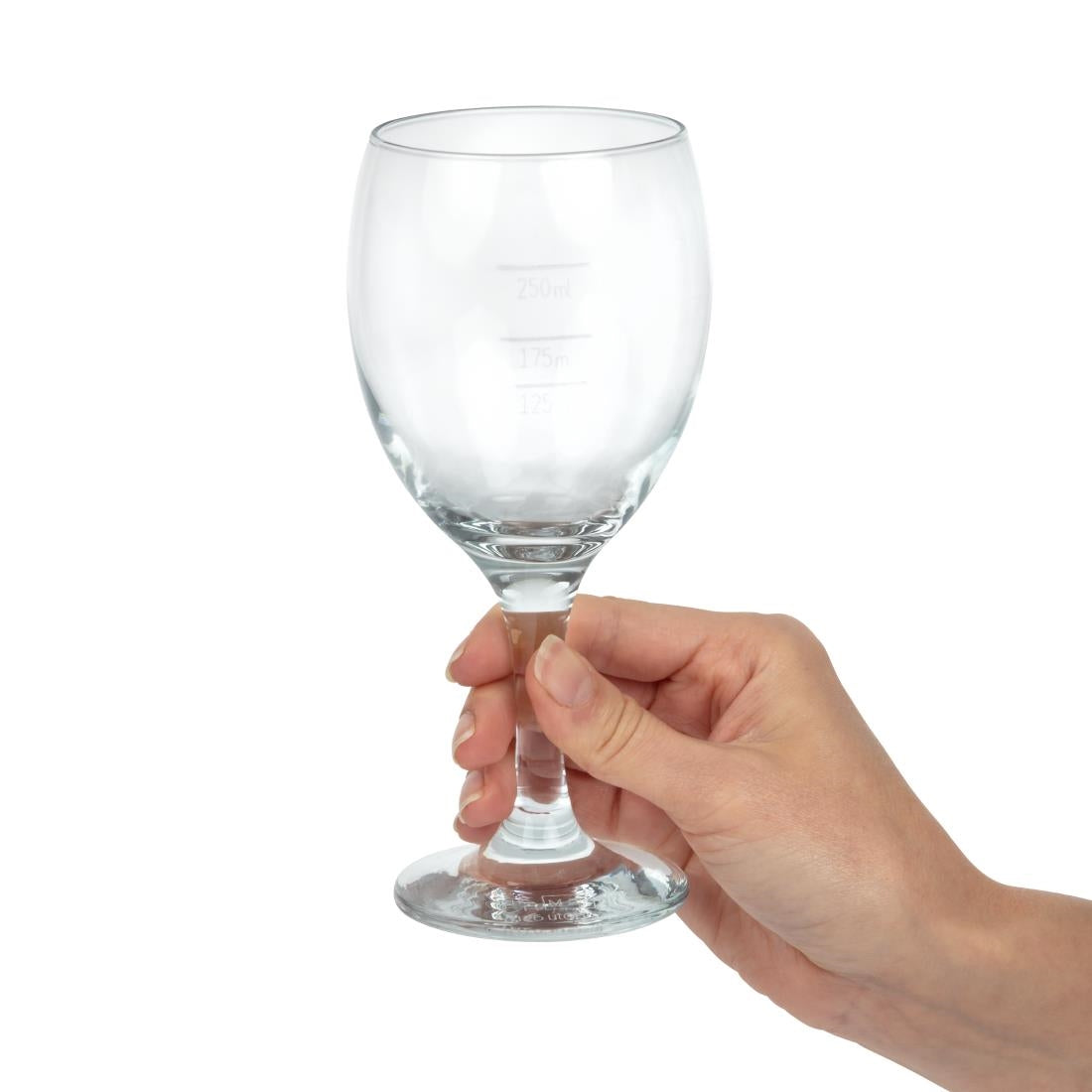 Utopia Imperial Wine Glasses 340ml CE Marked at 125ml 175ml and 250ml (Pack of 12) - DL209 Wine Glasses Utopia