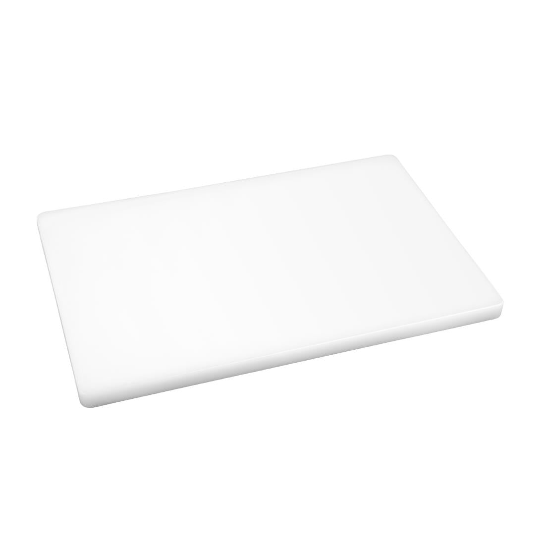 Hygiplas Thick Low Density White Chopping Board 450x300x20mm - DM001 Hygiplas