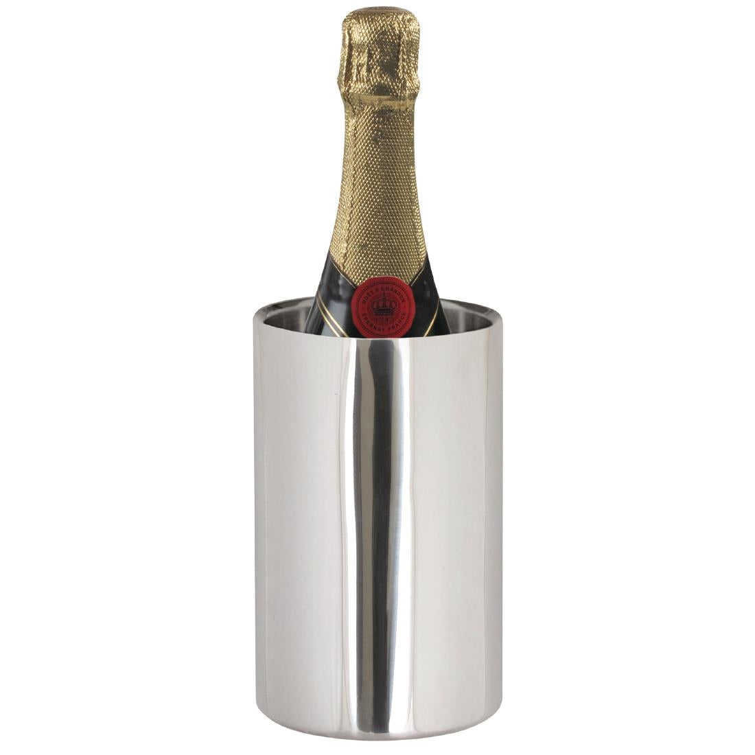 Olympia Polished Stainless Steel Wine And Champagne Cooler - DM118 Olympia